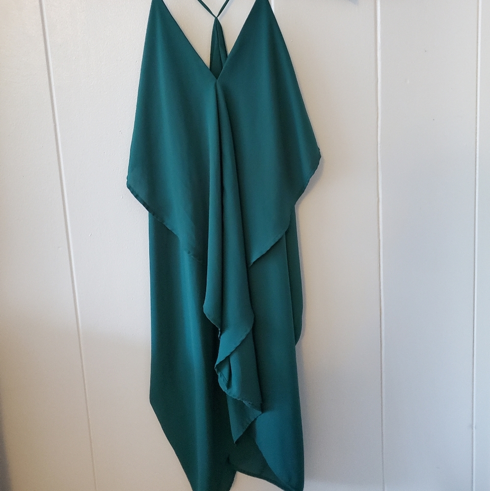 Emeral green dress